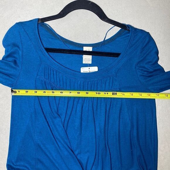 NWT MSRP $48 Free People Love Valley Long Sleeve High/Low Top Women's Size XS - Picture 9 of 9